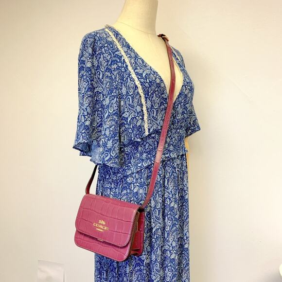 Coach C5627 Mini Brynn Crossbody In Dark Berry - Picture 9 of 9